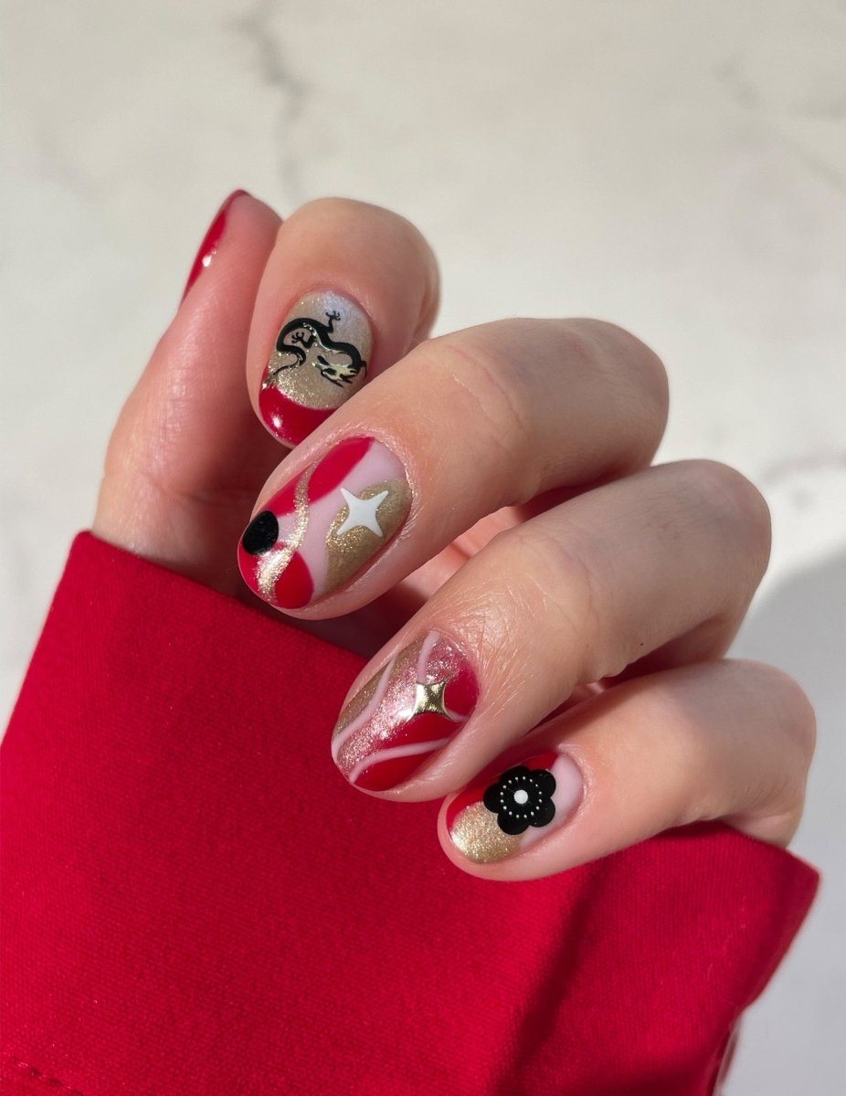 Dragon Queen - Gel Trio & Stickers Bundle - Gel Polish Sets