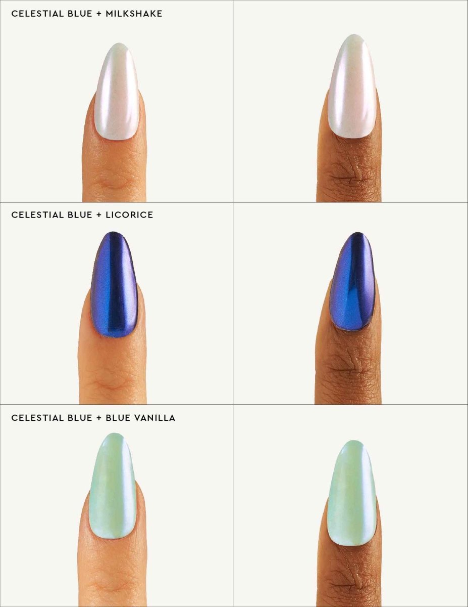 Stardust Liquid Nail Powder & Top Coat Bundle - Gel Topcoat & Powders