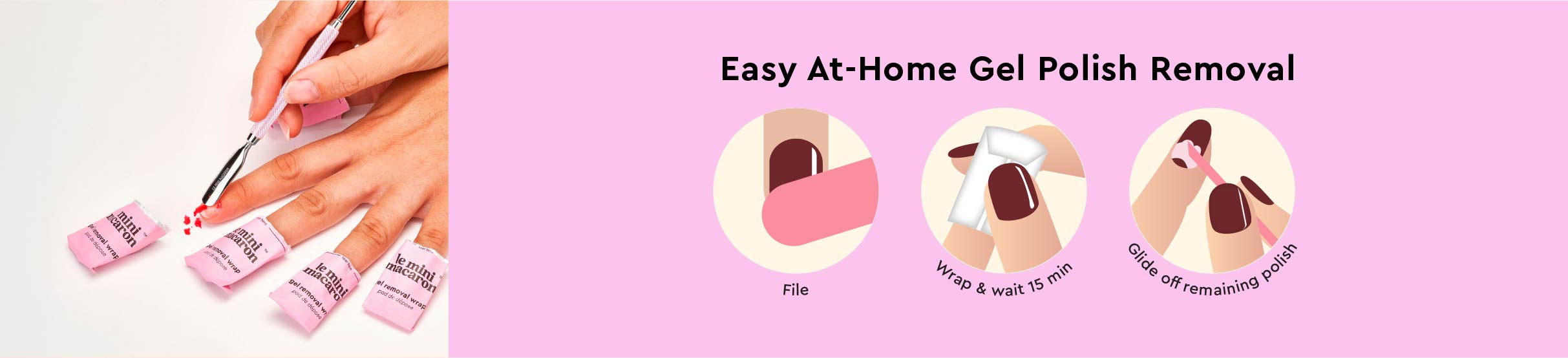 easy at home gel polish removal