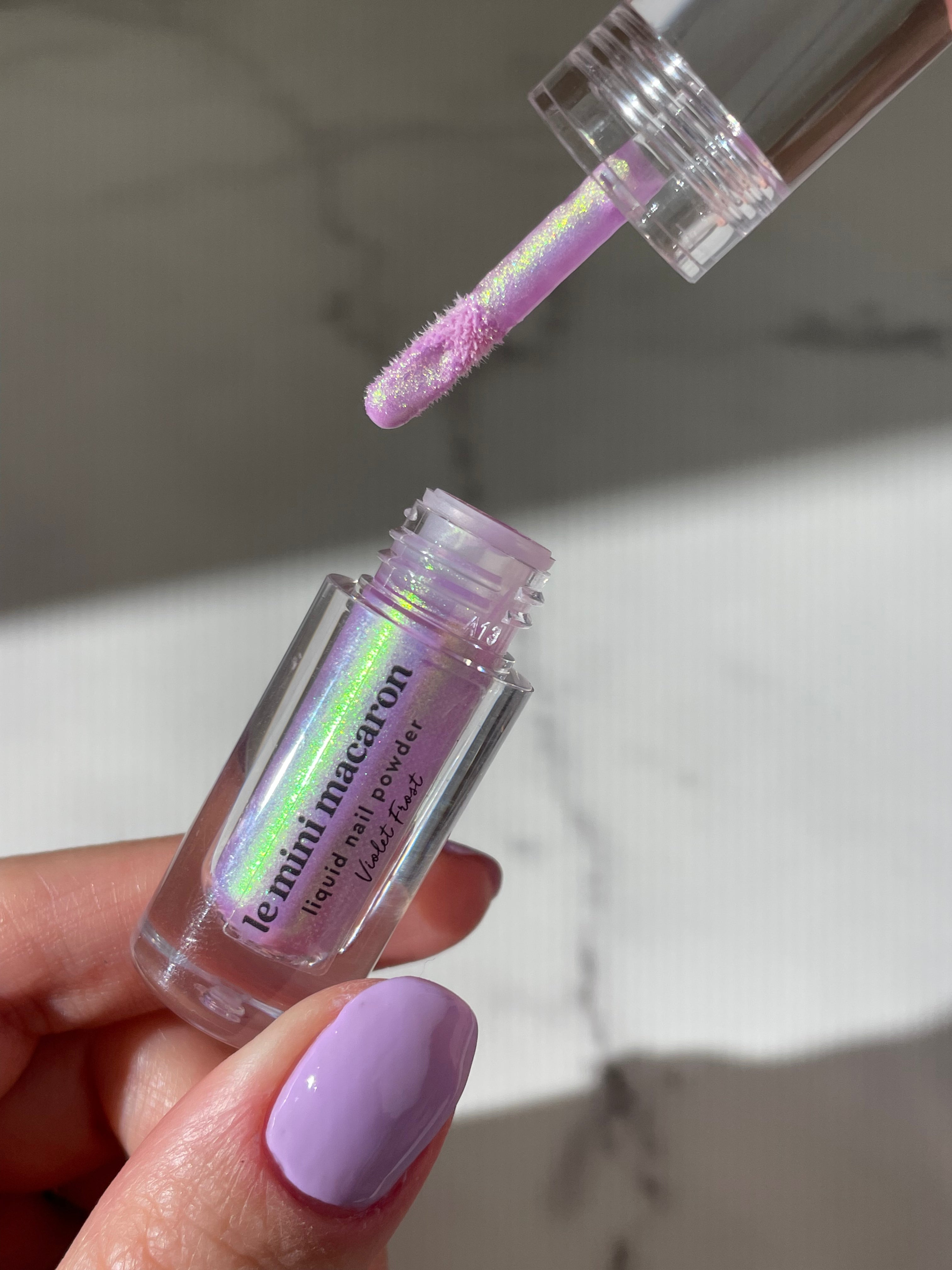 Violet Frost - Liquid Nail Powder