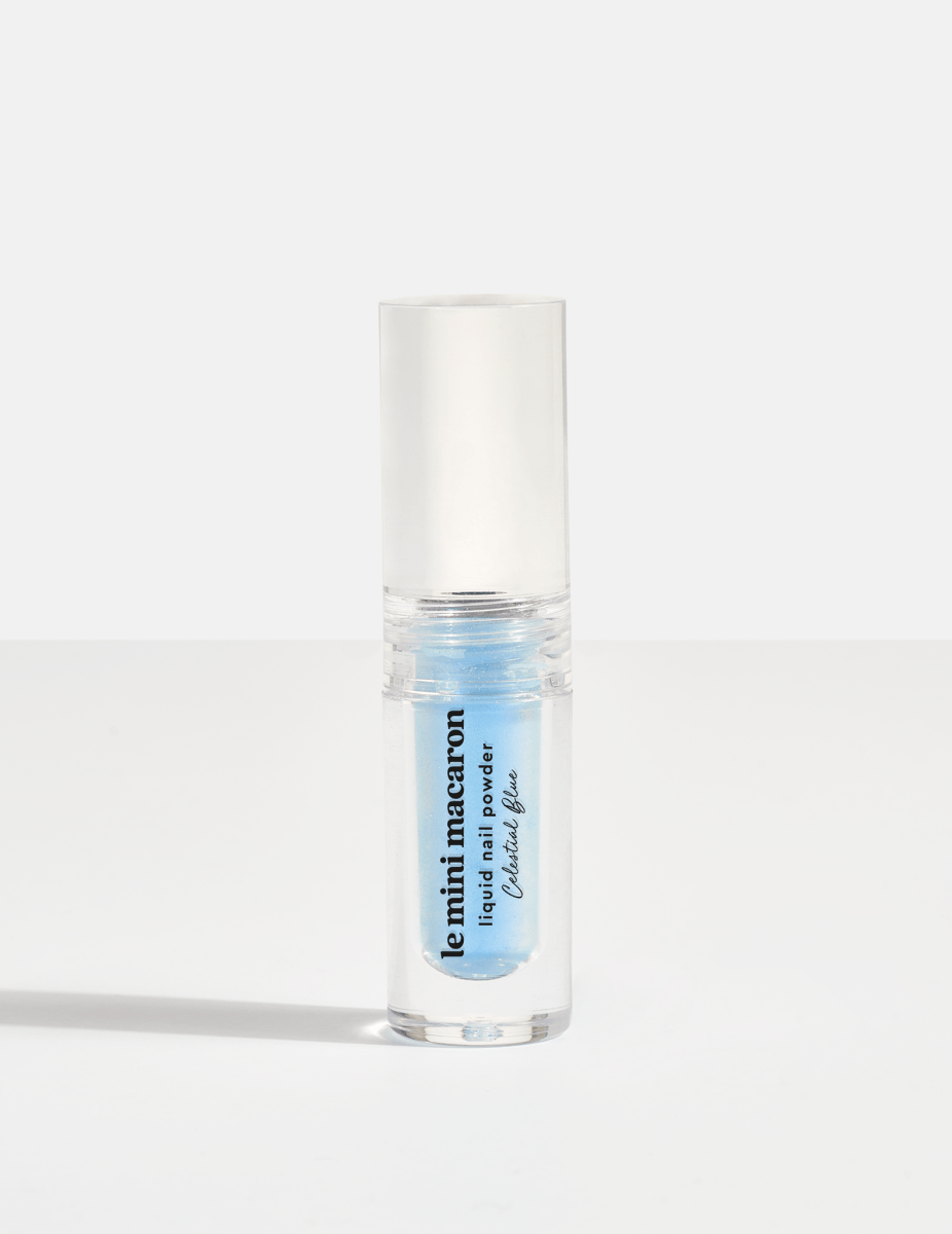 Celestial Blue - Liquid Nail Powder - Gel Topcoat & Powders