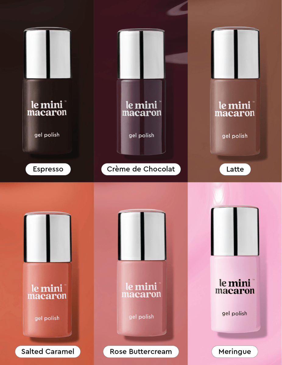 Medium - Dark Nudes and Neutrals - Gel Polish Bundle - Gel Polish Sets